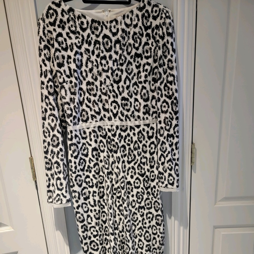 Rachel Zoe Carey sequined leopard gown in multi !